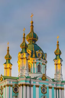 Ukraine Collection: St. Andrews church, Kiev (Kyiv), Ukraine