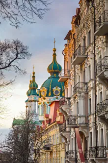 Ukraine Collection: St. Andrews church, Kiev (Kyiv), Ukraine