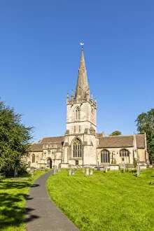 Images Dated 3rd February 2022: St Bartholomews Church, Corsham, Wiltshire, England, United Kingdom