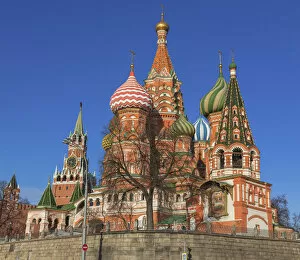 Images Dated 7th March 2019: St. Basils cathedral, Moscow, Russia