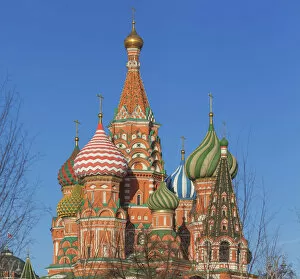 Images Dated 7th March 2019: St. Basils cathedral, Moscow, Russia