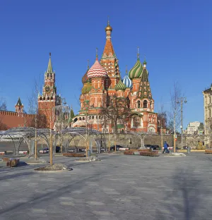 Images Dated 7th March 2019: St. Basils cathedral, Moscow, Russia