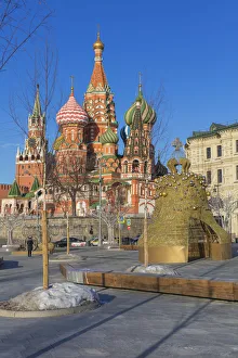 Images Dated 7th March 2019: St. Basils cathedral, Moscow, Russia