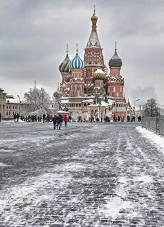 Images Dated 13th February 2019: St. Basils cathedral, Red square, Moscow, Russia