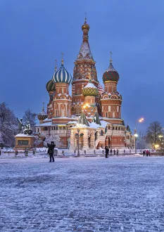 Images Dated 13th February 2019: St. Basils cathedral, Red square, Moscow, Russia