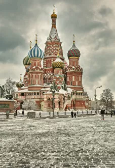 Images Dated 7th March 2019: St. Basils cathedral, Red square, Moscow, Russia