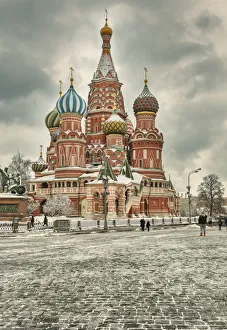 Images Dated 7th March 2019: St. Basils cathedral, Red square, Moscow, Russia
