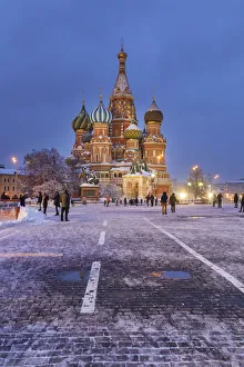 Images Dated 7th March 2019: St. Basils cathedral, Red square, Moscow, Russia