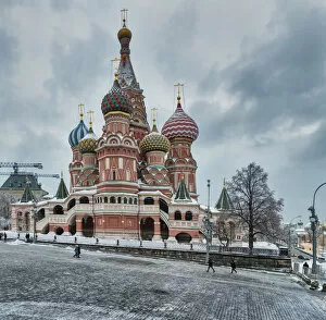 Images Dated 7th March 2019: St. Basils cathedral, Red square, Moscow, Russia