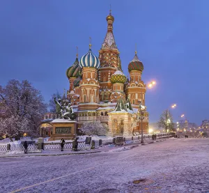 Images Dated 7th March 2019: St. Basils cathedral, Red square, Moscow, Russia