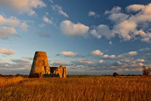 St. Benets Abbey, Norfolk Broads National Park, Norfolk, England