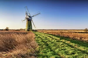 Windmills Gallery: St Benets Mill, Norfolk Broads, Norfolk, England, UK