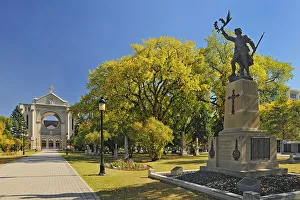 Cemetary Prints: St. Boniface Cathedral and cemetary