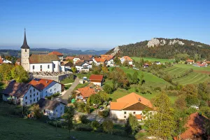 Canton Jura Prints: St. Brais, Parc du Doubs, Jura, Switzerland