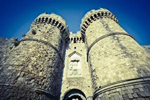 St. Catherines Gate, Rhodes Town, Rhodes, Greece
