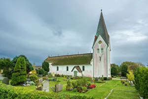 Images Dated 12th January 2023: St. Clemens church, Nebel, Amrum island, Nordfriesland, Schleswig-Holstein, Germany