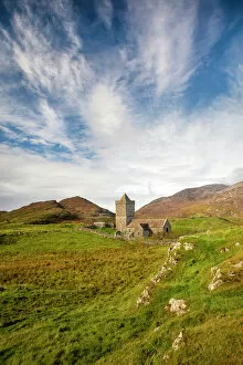Images Dated 12th August 2021: St Clements Church, Rodel, Isle of Harris, Outer Hebrides, Scotland