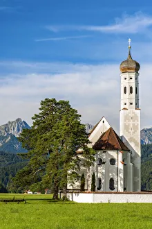 St. Coloman church, Schwangau, Bavaria, Germany
