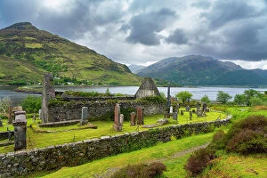 St Dubhthacs Church at Clachan Duich Burial Ground, Lochalsh, Scottish Highlands, Scotland, UK
