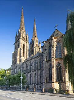 Images Dated 11th October 2018: St Elizabeths Church (Elisabethkirche), Marburg, Hesse, Germany