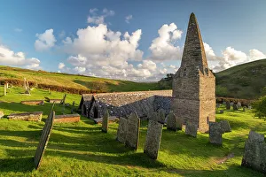Images Dated 5th July 2022: St Enodoc Church near the entrance to the Camel Estuary, Trebetherick, Cornwall, England
