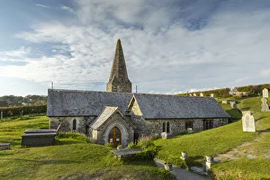 St Enodoc Church, Trebetherick, Cornwall, England, UK