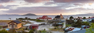 St Faiths Anglican church at Ohinemutu on Lake Rotorua, North Island, New Zealand