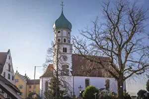 Wasserburg Prints: St. Georg Church, Wasserburg am Bodensee, Bavaria, Germany