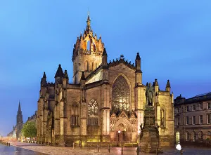 St Giles Cathedral on the Royal Mile, Edinburgh, Scotland, UK