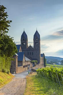 St Hildegard Abbey and vineyards, Rudesheim, Rhineland-Palatinate, Germany
