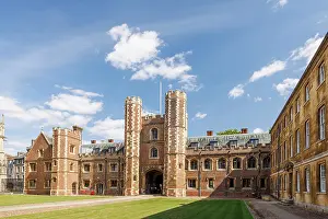 University Prints: St John's College, Cambridge, Cambridgeshire, England, UK