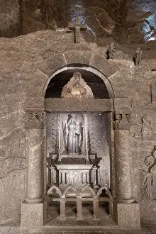 Krakow Prints: St. Kinga's Chapel, , Wieliczka Salt Mine (UNESCO World Heritage Site), Krakow, Poland