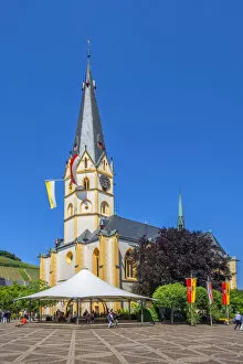 Ahr Valley Gallery: St. Laurentius church, Ahrweiler, Bad Neuenahr, Ahr valley, Eifel, Rhineland-Palatinate, Germany