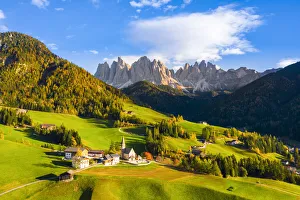 Odle Prints: St. Magdalena, Funes Valley, Bolzano, South Tyrol, Trentino Alto Adige, Italy. St
