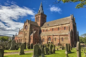 Images Dated 7th September 2018: St. Magnus Cathedral, Kirkwall, Mainland, Orkney islands, Scotland, UK