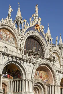 St Marks Basilica, St Marks Square, Venice, Veneto, Italy