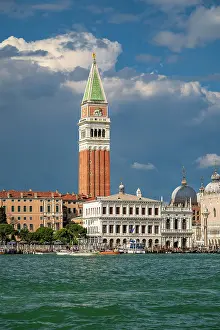 St Marks Prints: St Mark's Campanile and city skyline, Venice, Veneto, Italy