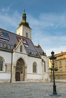 Images Dated 27th May 2016: St. Marks Church, Old Town, Zagreb, Croatia