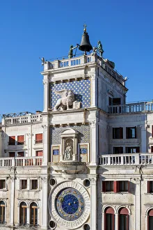 Bell Prints: St Mark's Clocktower (Torre dell'Orologio), Venice, Veneto, Italy