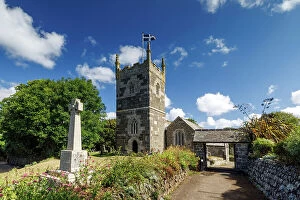 Images Dated 3rd October 2022: St Mellanus Church, Mullion, Cornwall, England, UK