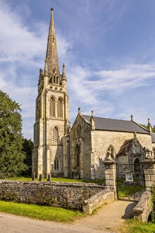 Images Dated 3rd February 2022: St Michaels Church, Teffont, Salisbury, Wiltshire, England, United Kingdom