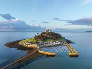 Causeway Prints: St Michael's Mount, Cornwall, England, UK