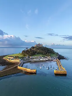 Causeway Prints: St Michael's Mount, Cornwall, England, UK