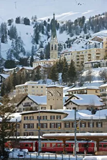 Images Dated 8th June 2009: St. Moritz, Upper Engadine, Oberengadin, Graubunden region, Swiss Alps, Switzerland