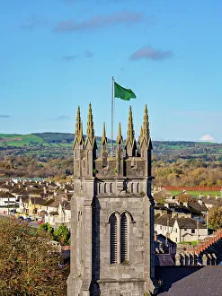 King John Prints: St. Munchin's Church, elevated view, Limerick, County Limerick, Ireland