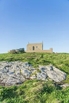 Hill Top Prints: St Nicholas Chapel, St Ives, Cornwall, England, UK