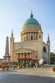 Alter Markt Prints: St. Nicholas Church, Alter Markt, Potsdam, Brandenburg, Germany