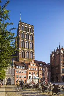 Baltic Coast Prints: St. Nicholas Church, Alter Markt, Stralsund, Baltic Coadt