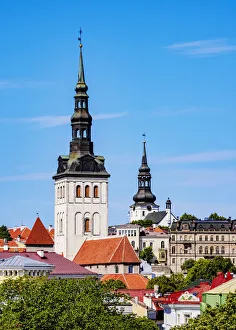 Tallinn Prints: St. Nicholas Church, Old Town, Tallinn, Estonia