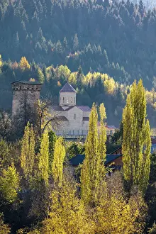 Eurasia Prints: St. Nicolas Church, Mestia, Upper Svaneti (Zemo Svaneti), Georgia